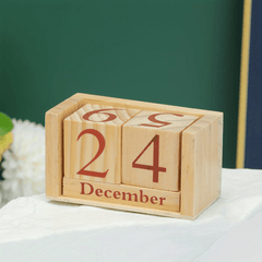 Stylish Wooden Desk Calendar for Organization