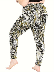 Leopard Print High Rise Skinny Leggings