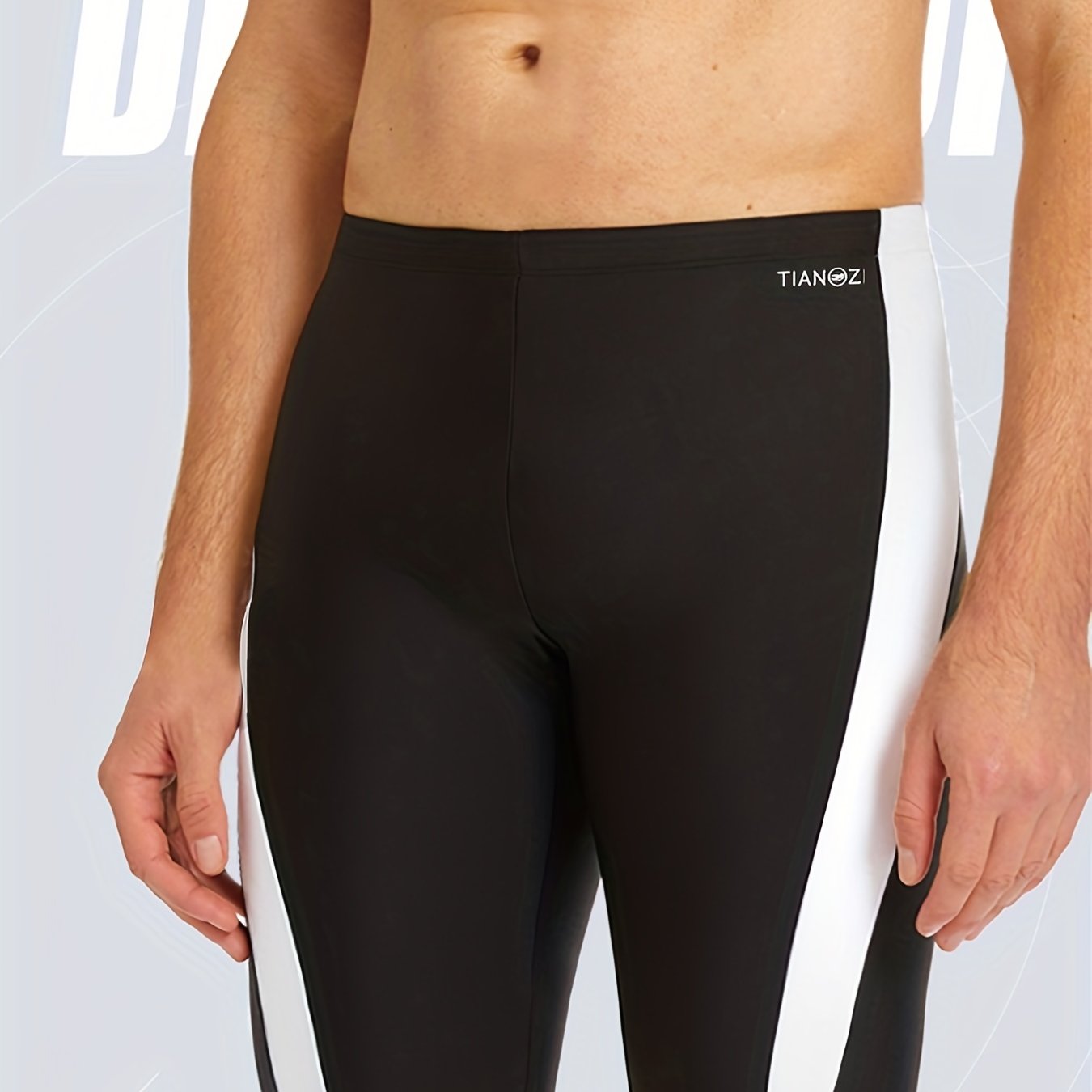Men's Block Swim Trunks for Racing and Training