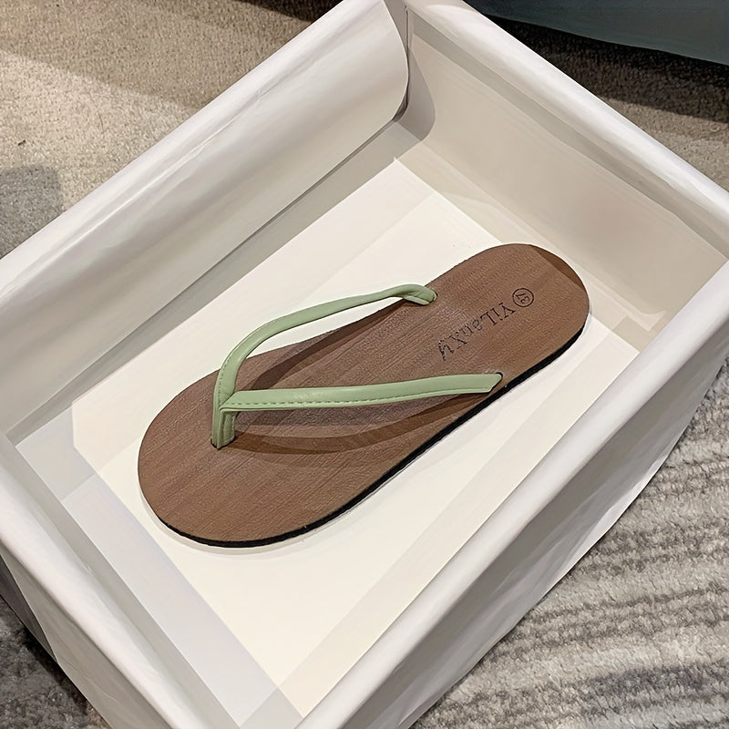 Flat Non Slip Slippers Casual Wear Resistance Slides