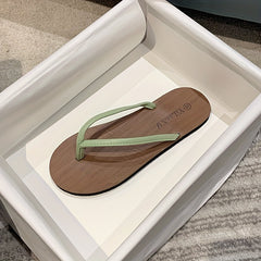 Flat Non Slip Slippers Casual Wear Resistance Slides