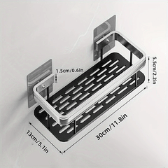 Space Aluminum Kitchen Storage Rack Wall Mounted Drain Rack