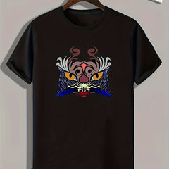 Abstract Cartoon Pattern Print Graphic T-shirt for Men