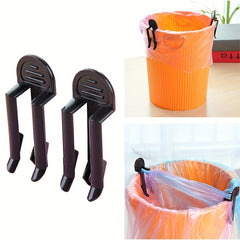 2pcs Garbage Bag Holder Clip Trash Bin Side Clip Non slip Clip Holder