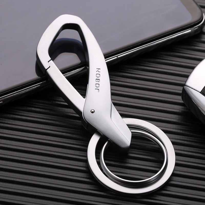Double Ring Metal Zinc Alloy Key Chain Men's Women's Keychain