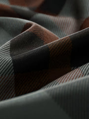 Mens Plaid Short Sleeve Shirt for Spring/Summer