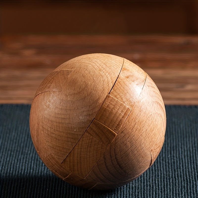 Wooden Kongming Lock Brain Teasers Toy for Adults and Kids