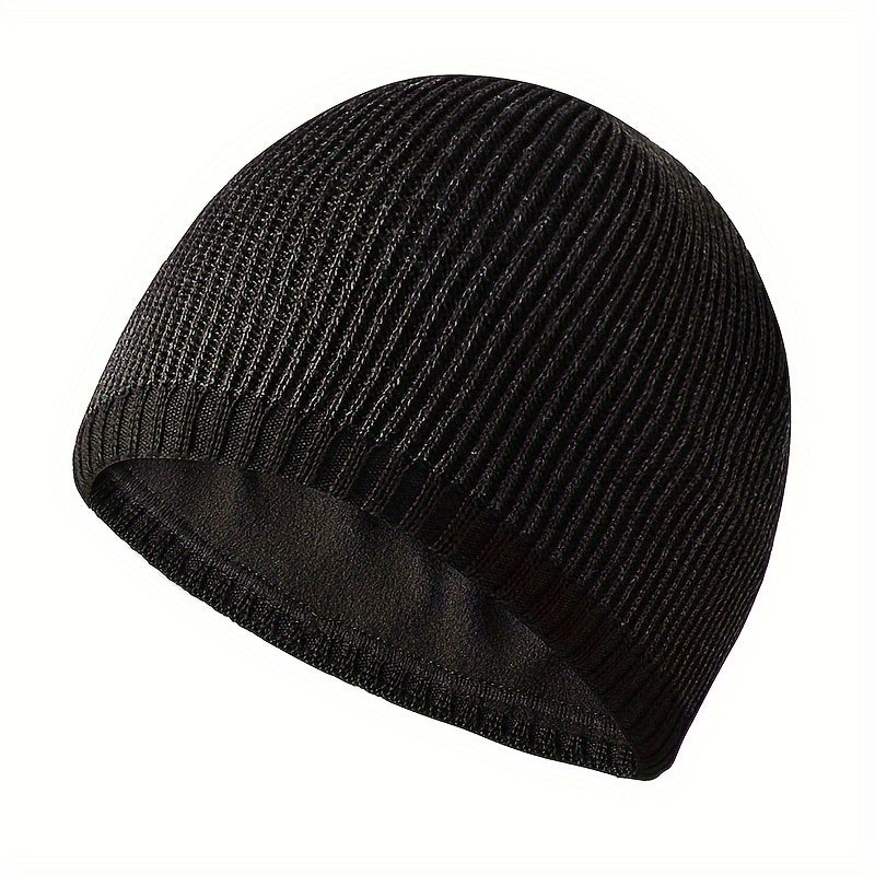 Men's Knitted Hat Outdoor Warm Beanie Hat