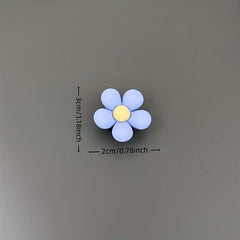 8pcs Flowers Charms for Sandals Girls Women Decoration