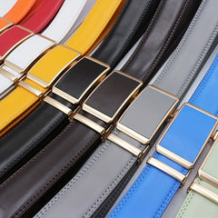 Leather Automatic Belt Buckle Men's Business Casual Jeans Accessories