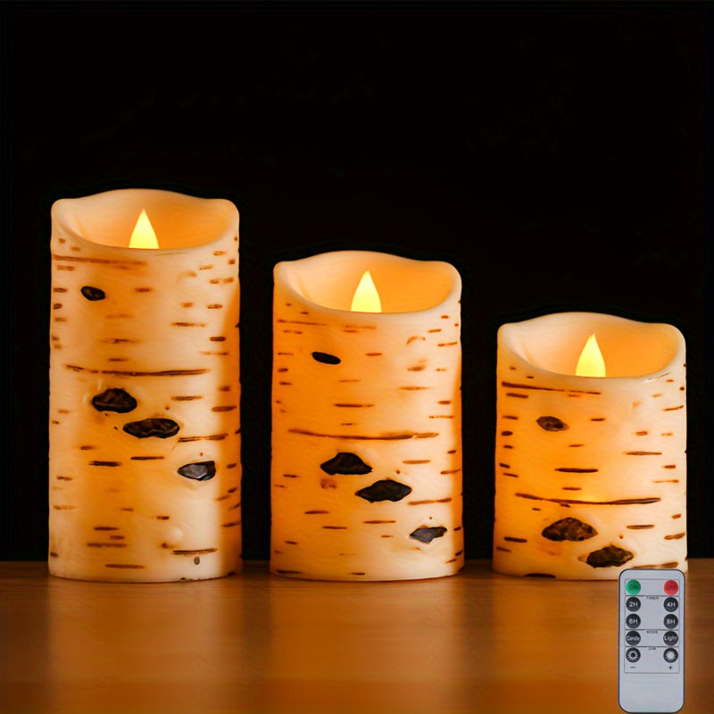Remote Control LED Candle Light Birthday Party Wedding Flame Swing Candle
