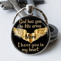 Vintage God Has You In His Arms Keychain Accessory