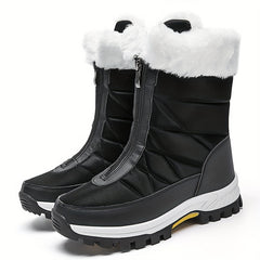 Women's Snow Boots High Top Waterproof Winter Shoes
