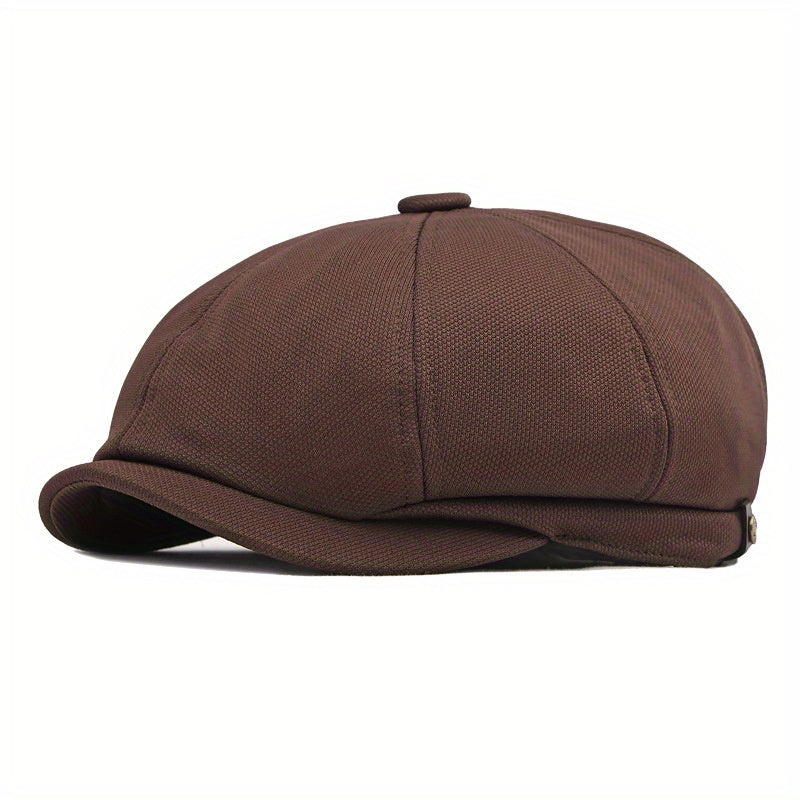 Retro Octagonal Cap Casual Cap for Men