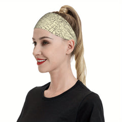 Vintage Inspired Geometric Headband for Sports & Casual Wear