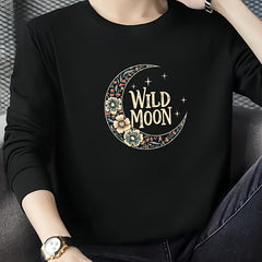 Wild Moon Washable Heat Transfer Sticker for Clothing