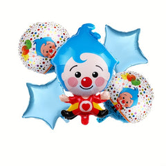 5pcs Clown Balloon Birthday Party Decoration Circus Clown Balloon
