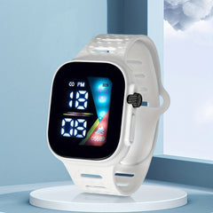 LED Electronic Watch Square Digital Student's Watch
