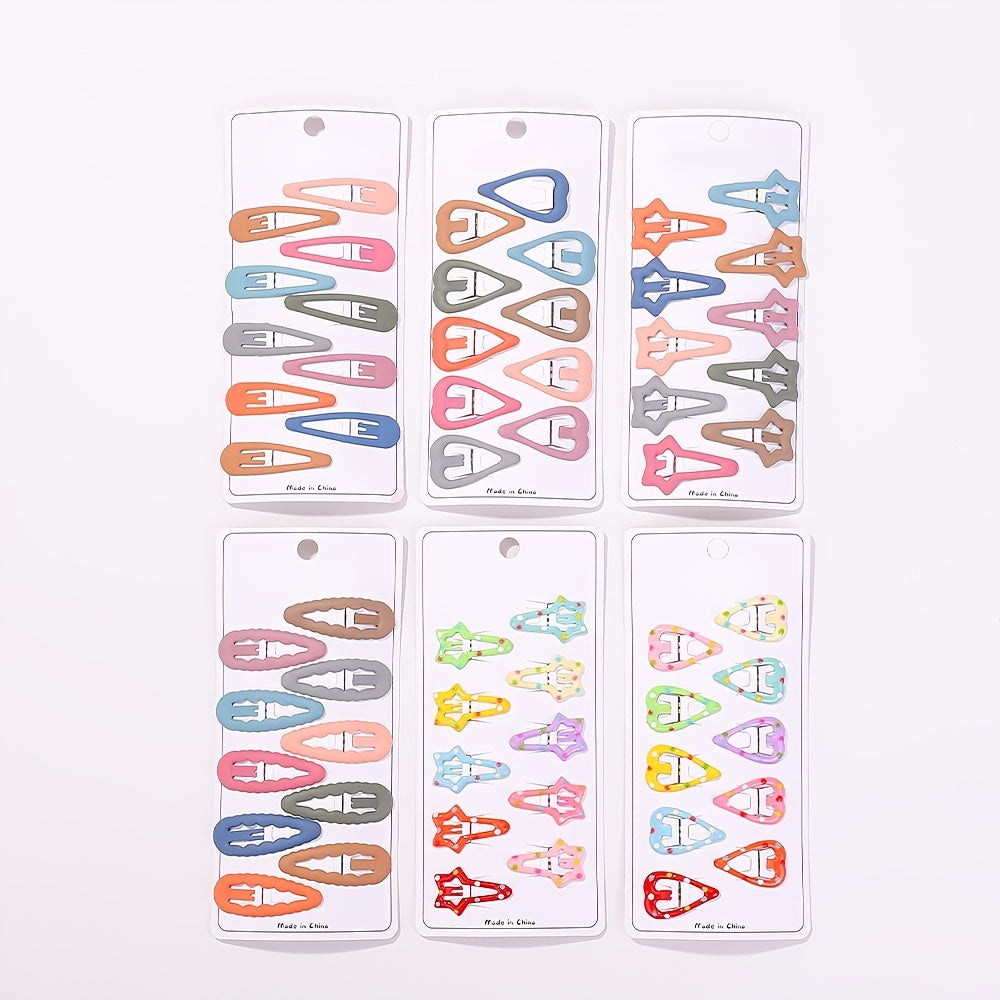10pcs Water Drop Hair Clip Hairpin for Baby Girls