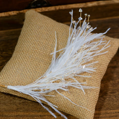 Feather Headband Crystal Pearl Hairpins Bridal Hair Jewelry