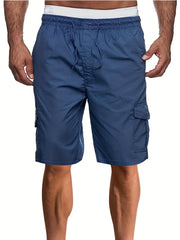 Men's Lightweight Cargo Shorts Breathable Flap Pocket Work Pants