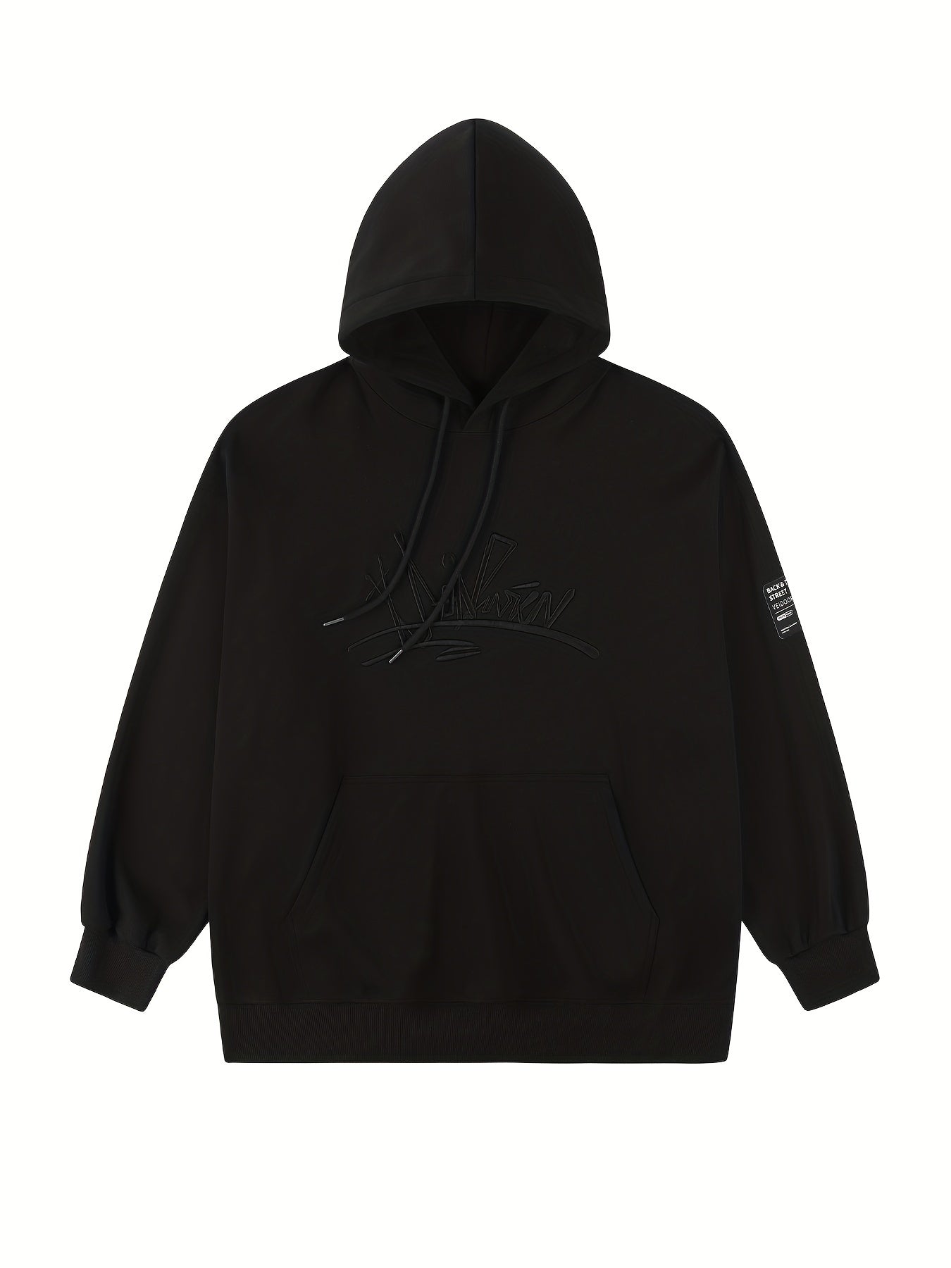 Men's Graphic Pullover Hoodie with Kangaroo Pocket