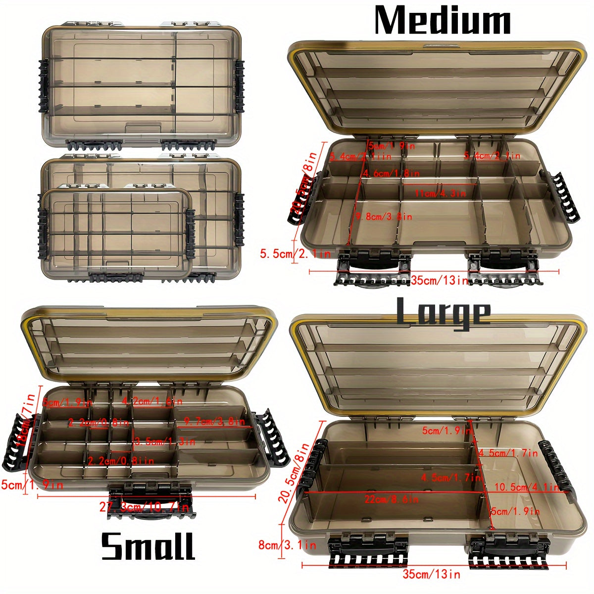 Waterproof Parts Storage Box Small Tool Organizer Plastic Household Screw Box