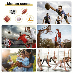 4 Pairs Men's Sports Grip Socks with Grip Pads