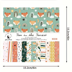 DIY Animal Theme Scrapbook Paper Photo Album