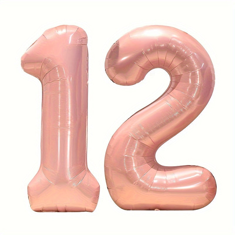 32" Pink Number Aluminum Film Balloon Party Decoration