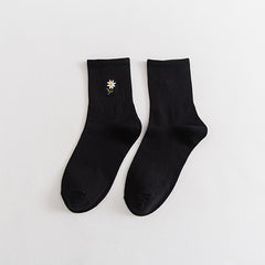 3 Pairs Girls Kids Crew Socks for Spring Autumn