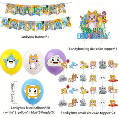 46 Pc Minifigures Birthday Party Decorations - Unforgettable Theme Party