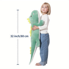 Giant T Rex Dinosaur Plush Toy 132 08cm Soft Stuffed Animal Comic Theme Green