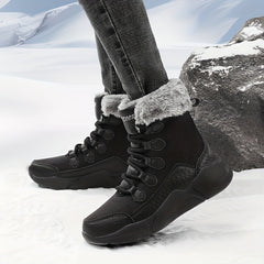 Waterproof Plush Lined Snow Boots Thermal Tactical Military High Top Boots