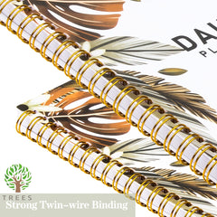 Tree Daily Planner Notebook 8.5x5.5 Inches
