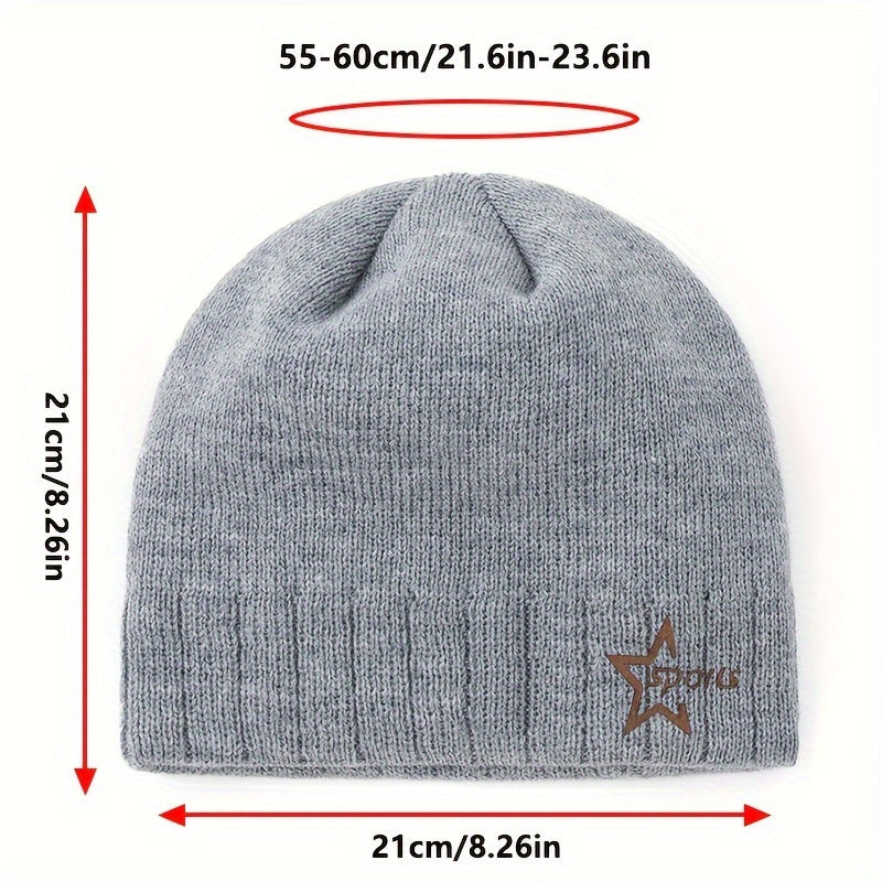 Winter Ear Protection Hat For Women Men Warm Beanie Hats Knit Cap