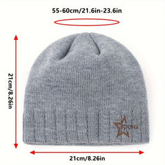 Winter Ear Protection Hat For Women Men Warm Beanie Hats Knit Cap