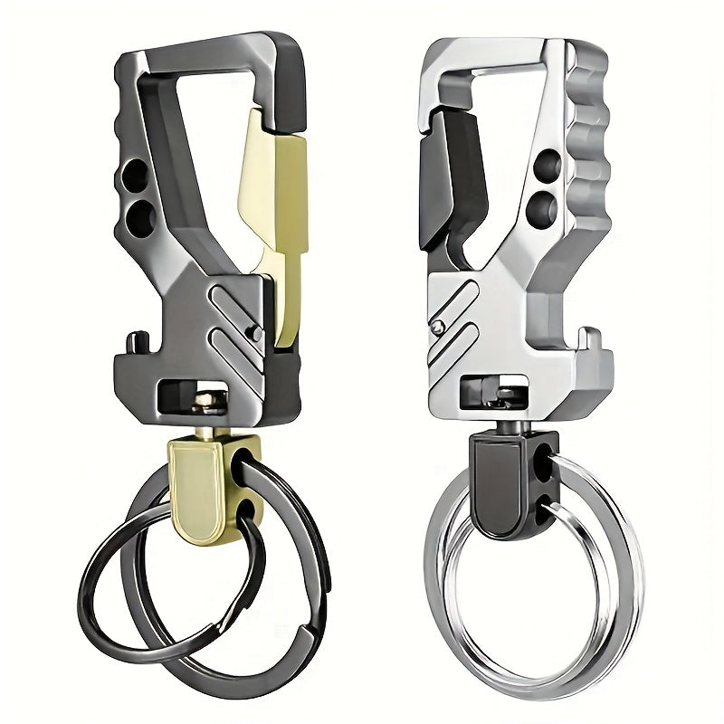 Metal Key Ring Bottle Opener Carabiner Keychain Clip