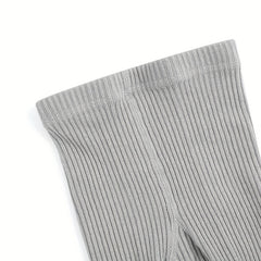 Girls Kids Pantyhose Combed Cotton Vertical Stripe Small Flower Accessories Legg