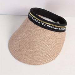 Solid Casual Visor Hat UV Protection Sun Hat