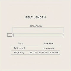 Men's Automatic Buckle Canvas Belt for Jeans