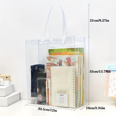 Transparent Test Paper Storage Bag PVC Information File Folder