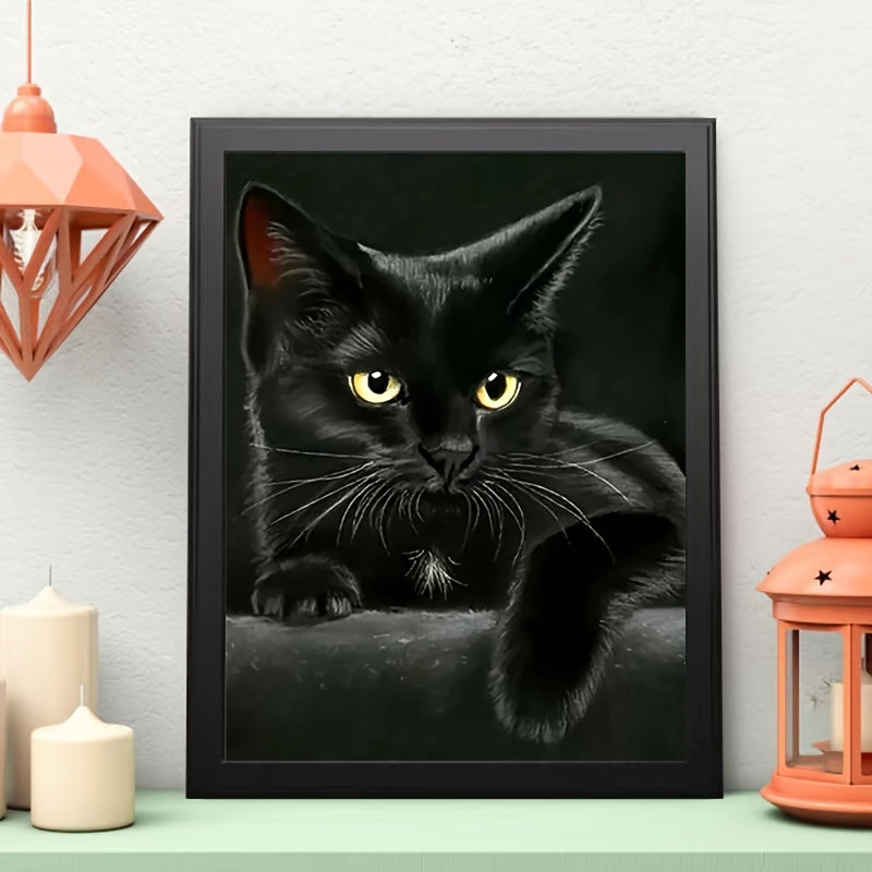 DIY Cat Diamond Painting Set 30x40cm Frameless