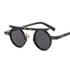 Small Round Frame Sunglasses Vintage Stylish Ladies Glasses