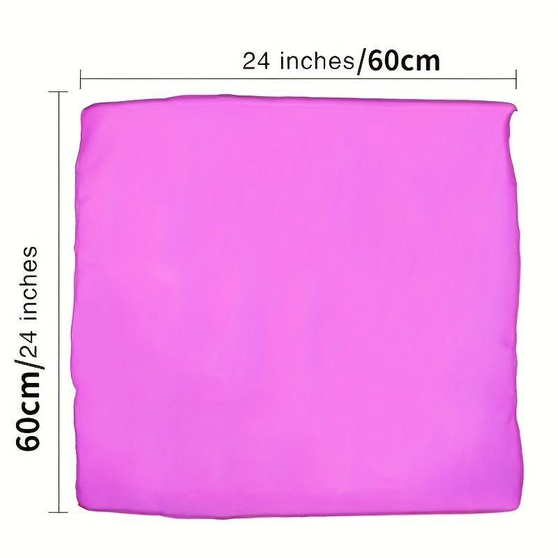 2pcs Chiffon Nylon Scarf Magic Scarf for Sports and Stage