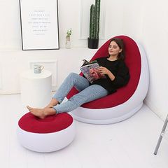 Inflatable Cushion Sofa Air Lounge Chair Bed Lazy Person Chair