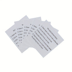 5pcs Waterproof Transparent Cloth Patches Self Adhesive Nylon Sticker