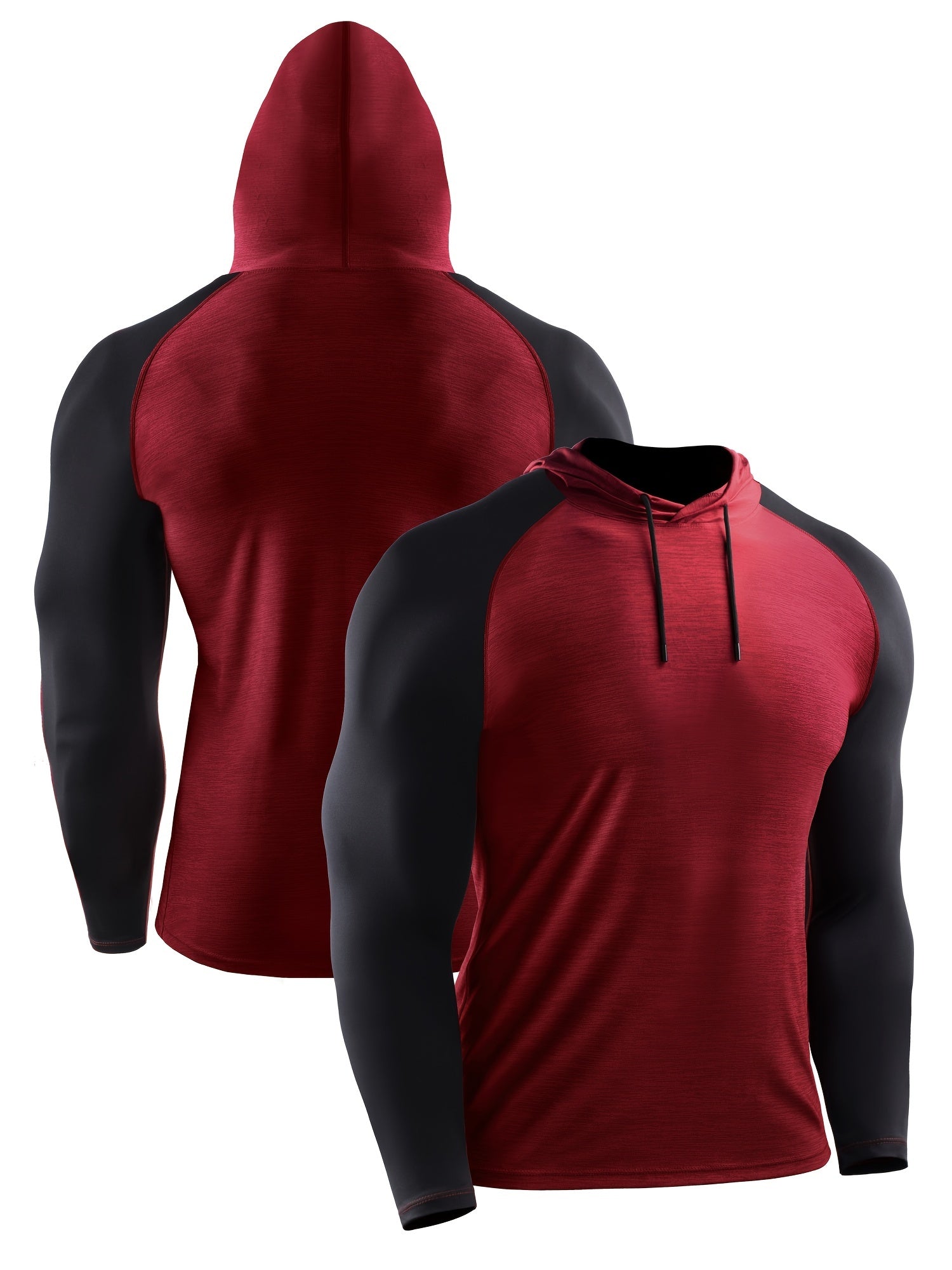 Men's Quick Dry Long Sleeve Hoodie for Training