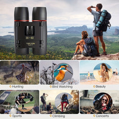 Portable HD Binoculars For Travel Camping Hiking