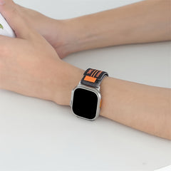 Watch Ultra Loop Band Nylon Leather for iWatch Series Se 7 6 5 3 8 9